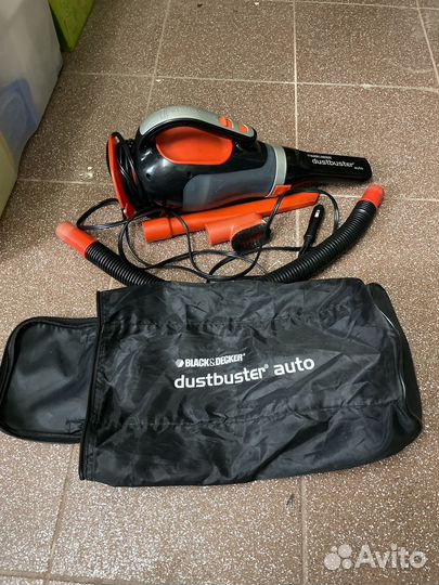 Автомобильный пылесос black decker