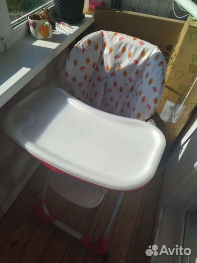 Стул для кормления Chicco polly 2 в 1(детский стул