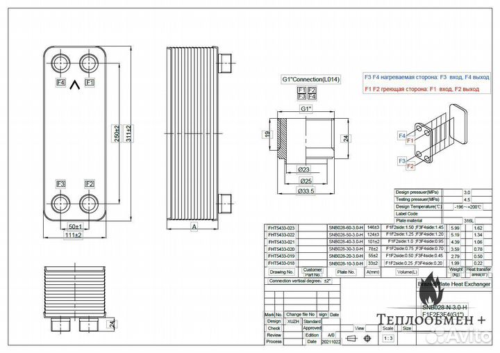 Теплообменник SN B28-20