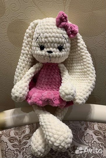 Зайка балерина символ года 27 см