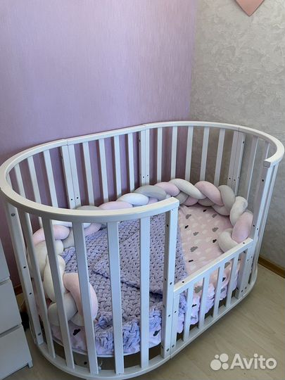 Кровать трансформер детская с маятником