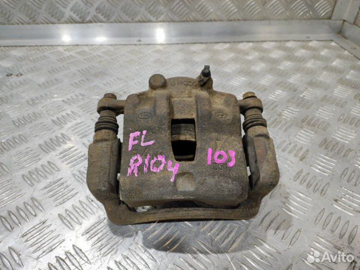 Суппорт передний левый Kia Rio FB G4LC 2018