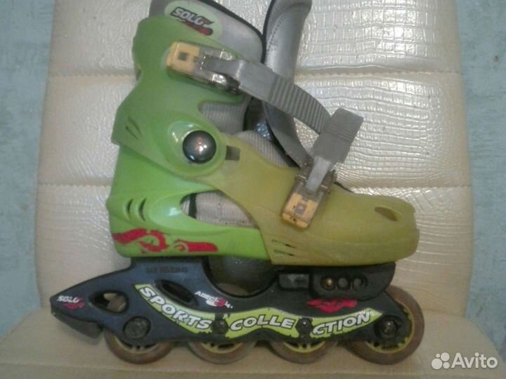 Коньки роликовые раздвижные 30+33 размер