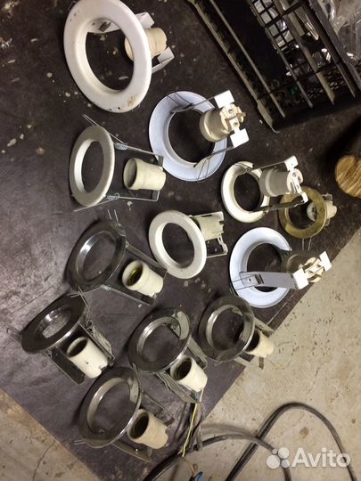 Светильники для врезки новые и б/у