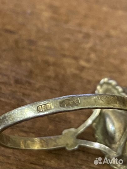 Кольцо серебро 875 СССР