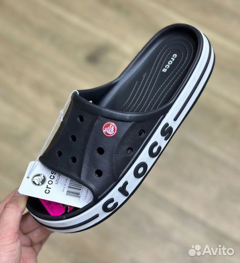 Сланцы crocs мужские синий, серый, белый, черные