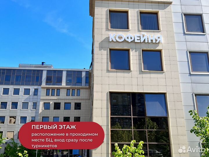 Перспективная кофейня с посадкой и кухней в бц