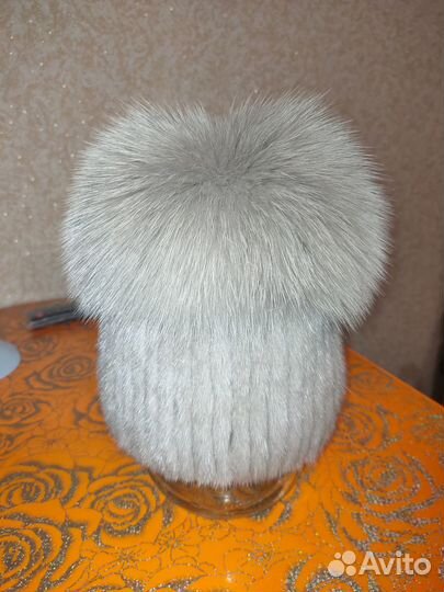 Шапка норковая новая