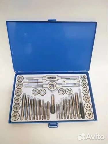 Набор плашек и метчиков, 40 предметов М3 - М12