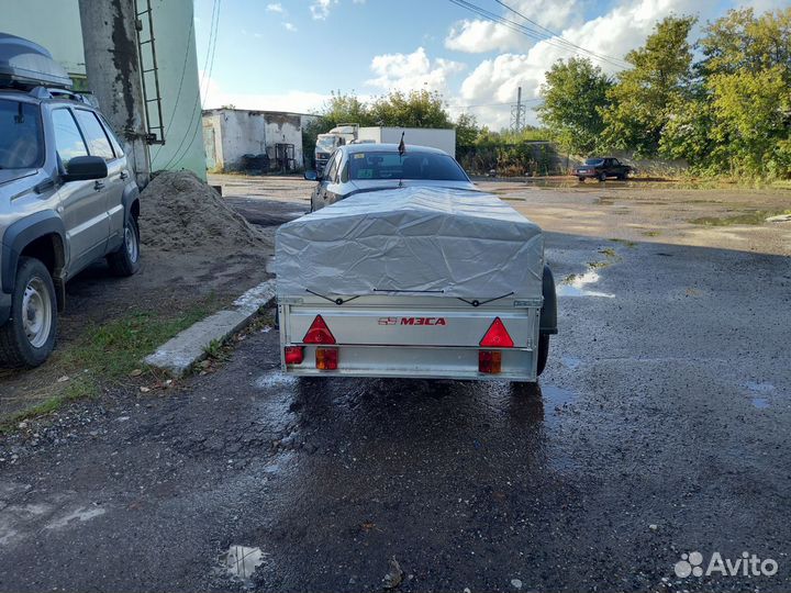 Автоприцеп оцинкованный 2050*1100 мм. Г/П 616 кг