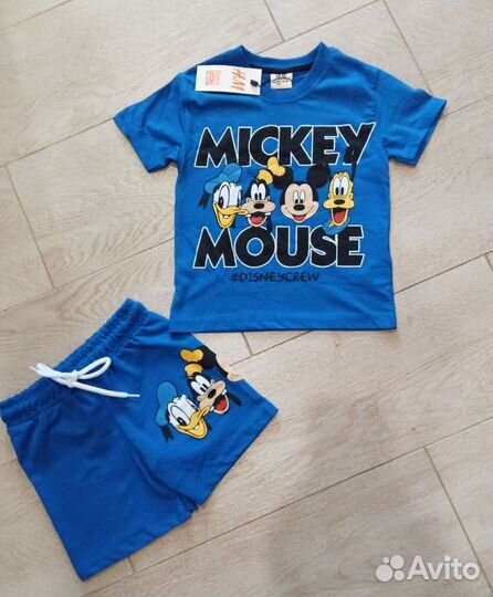 Костюм для мальчика,футболка и шорты,H&M.128
