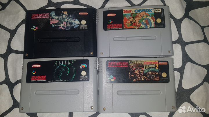 Картриджи для snes (PAL)