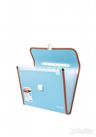 Папка портфель пластиковая А4
