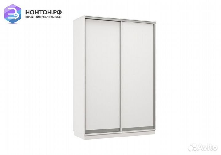 Шкаф-купе двухдверный Капелла белый