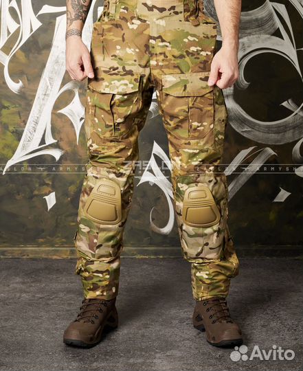 Боевые тактические штаны GongTex (Мультикам / Мох)