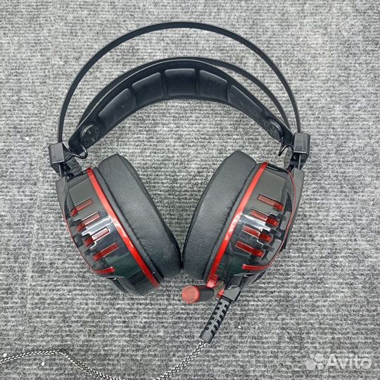 Игровые наушники A4Tech Bloody M615 Black Red