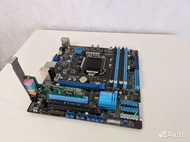 Материнская плата Asus 1155 со звуковой картой