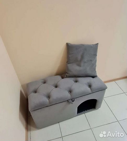 Пуф с домиком для собаки, кошки