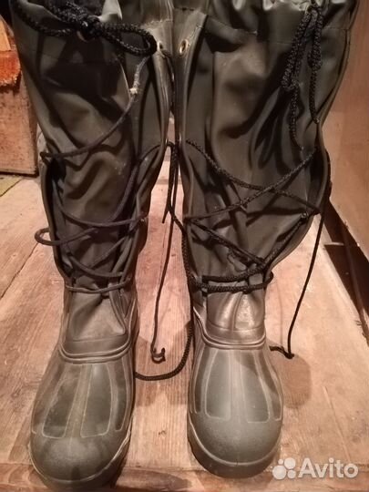 Сапог зимний для рыбалки вездеход с шипами