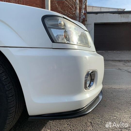 Передний сплиттер, губа Subaru Forester SG 02-05