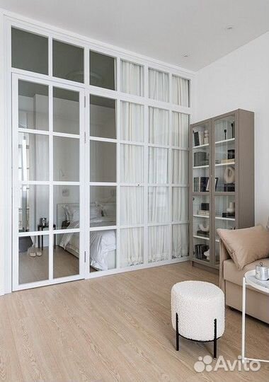 Раздвижные перегородки лофт