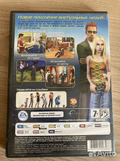 Компьютерные игры Sims 2,3,4 и дополнение к sims 3