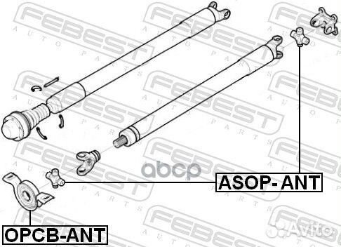 Крестовина карданного вала asop-ANT Febest