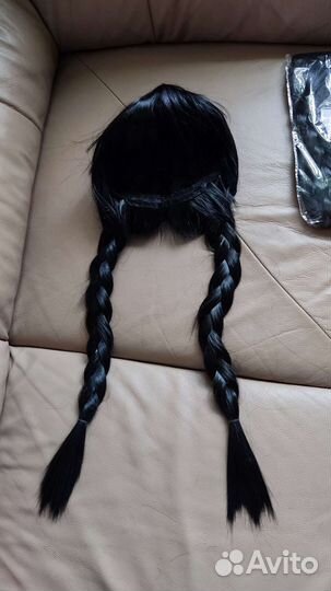 Новый парик Уэнсдей Аддамс / парик Wednesday