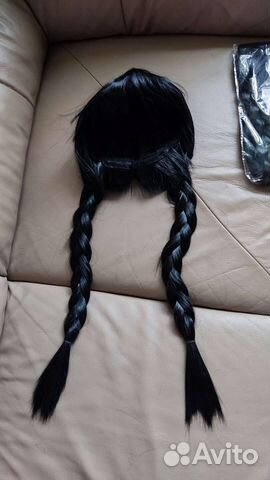 Новый парик Уэнсдей Аддамс / парик Wednesday