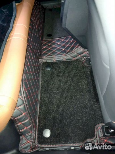 3D коврики из экокожи Land Cruiser Prado