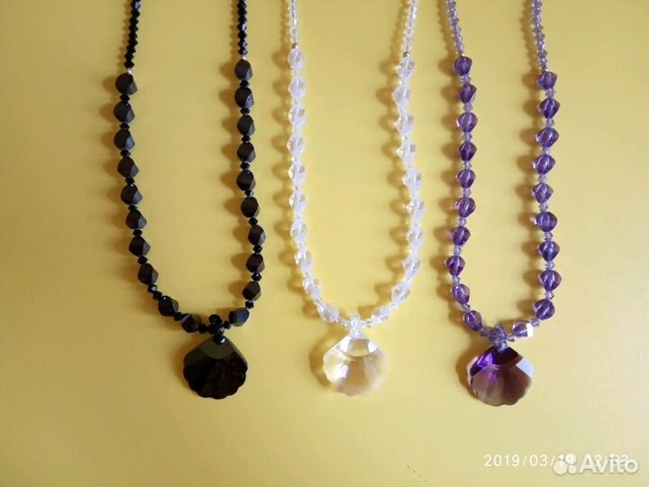 Колье,ожирелье, бусы из фианита. Новое