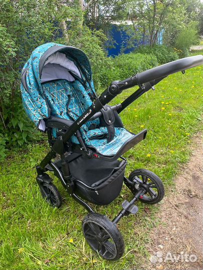 Коляска 2 в 1 эко кожа