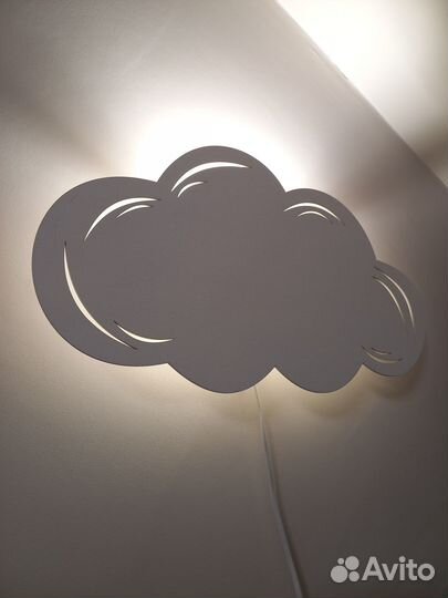 Светильник-ночник настенный облако