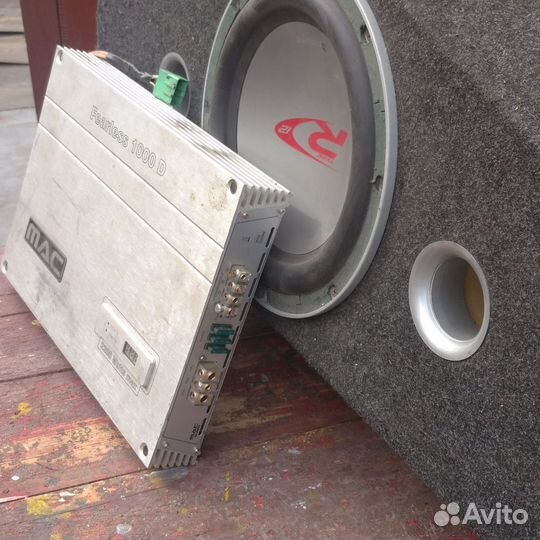 Сабвуфер и усилитель