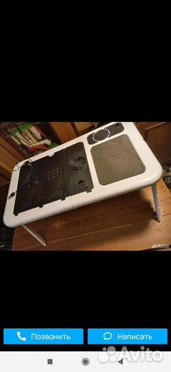 Портативный столик для ноутбука с охладителем E-Ta