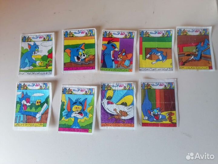 Вкладыши из 90х СССР 157шт