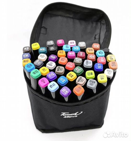 Набор двухсторонних маркеров 48 шт. Touch Duo You