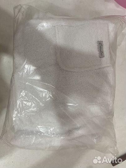 Банный комплект (халат,полотенце углом,рукавичка)