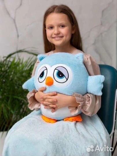 Мягкая игрушка с пледом