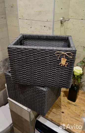 Корзина плетеная для хранения