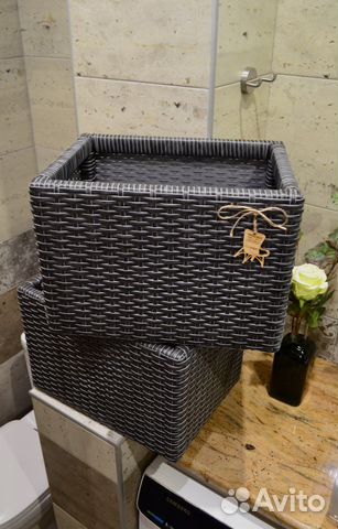 Корзина плетеная для хранения