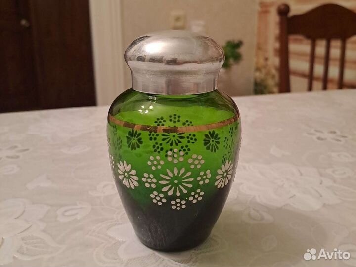 Чайница цветное стекло СССР