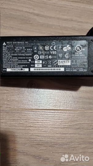 Блоки питания для ноутбука ADP-75SB/BB и sadp-65KB