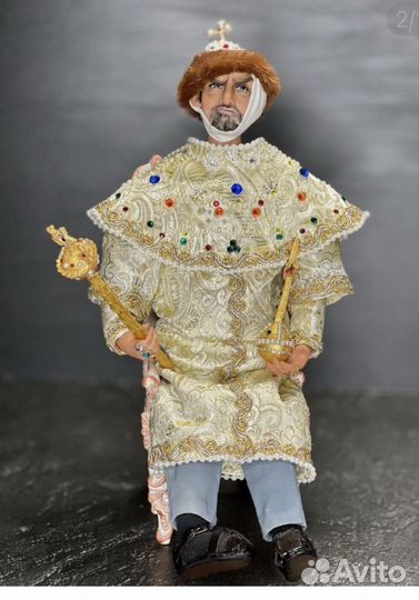 Авторская кукла ручной работы Иван Грозный(Бунша)