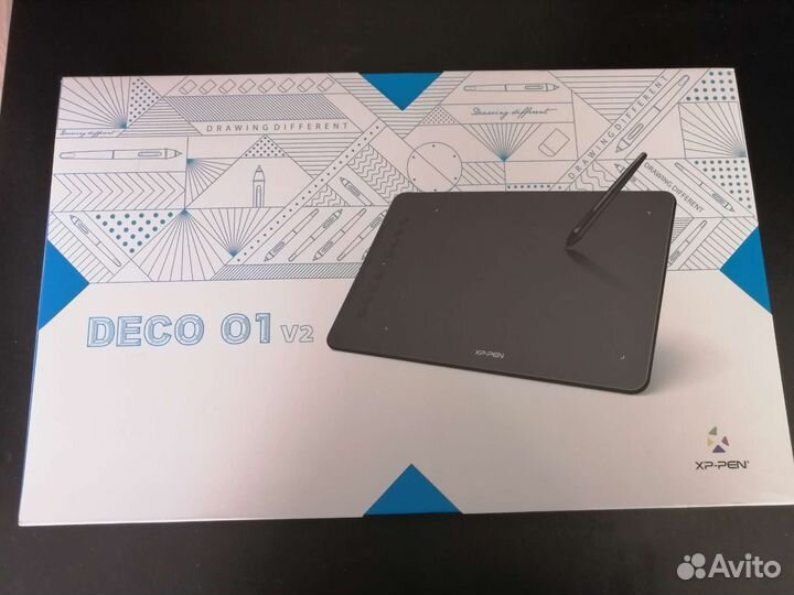 Графический планшет xp pen deco 01 v2