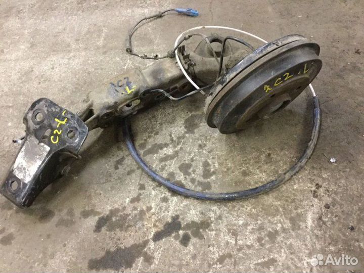 Балка задняя левая часть Citroen C2 2003-2008