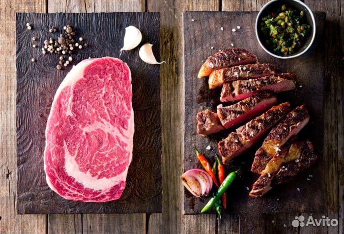Мраморная говядина Рибай Халяль в Агропарке