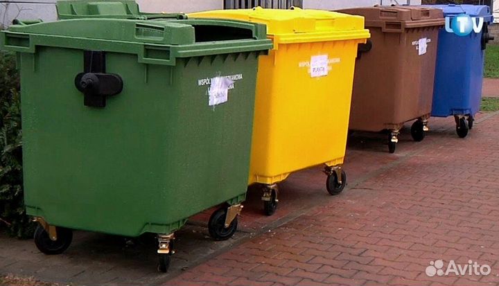 Пластиковый контейнер 1100л. Арт. 8745