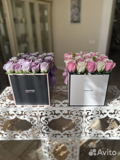 Мыльные букеты