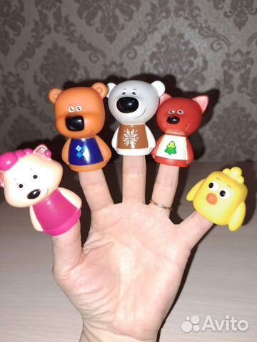 Игрушки Мимимишки пальчиковый театр